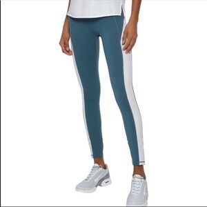Iris & Ink leggings in tapestry and white